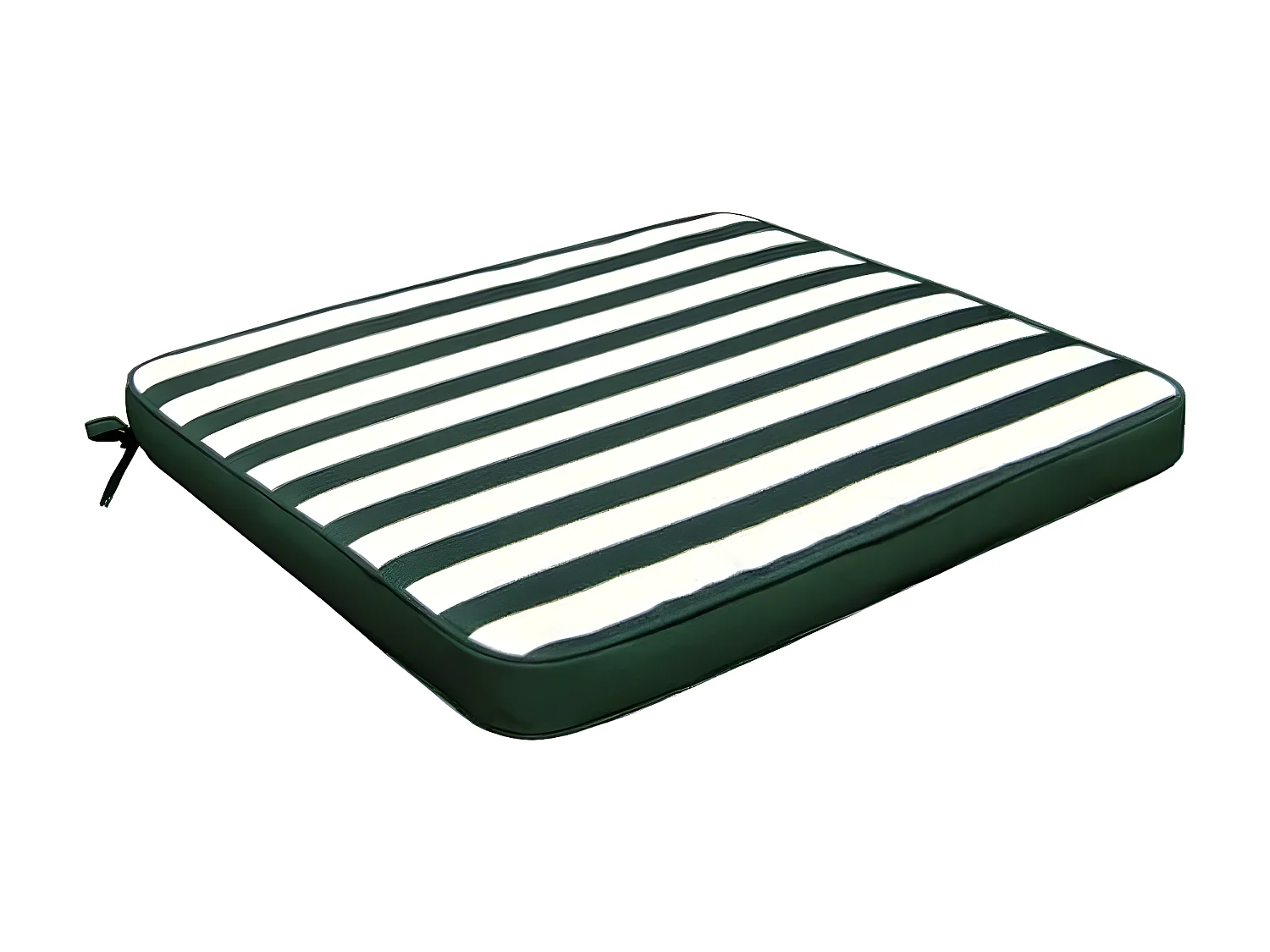 MilaniHome.it - Cuscino in poliestere sfoderabile e idrorepellente di design per esterno giardino cm 39 l x 39 p x 4 hdi coloreVerde