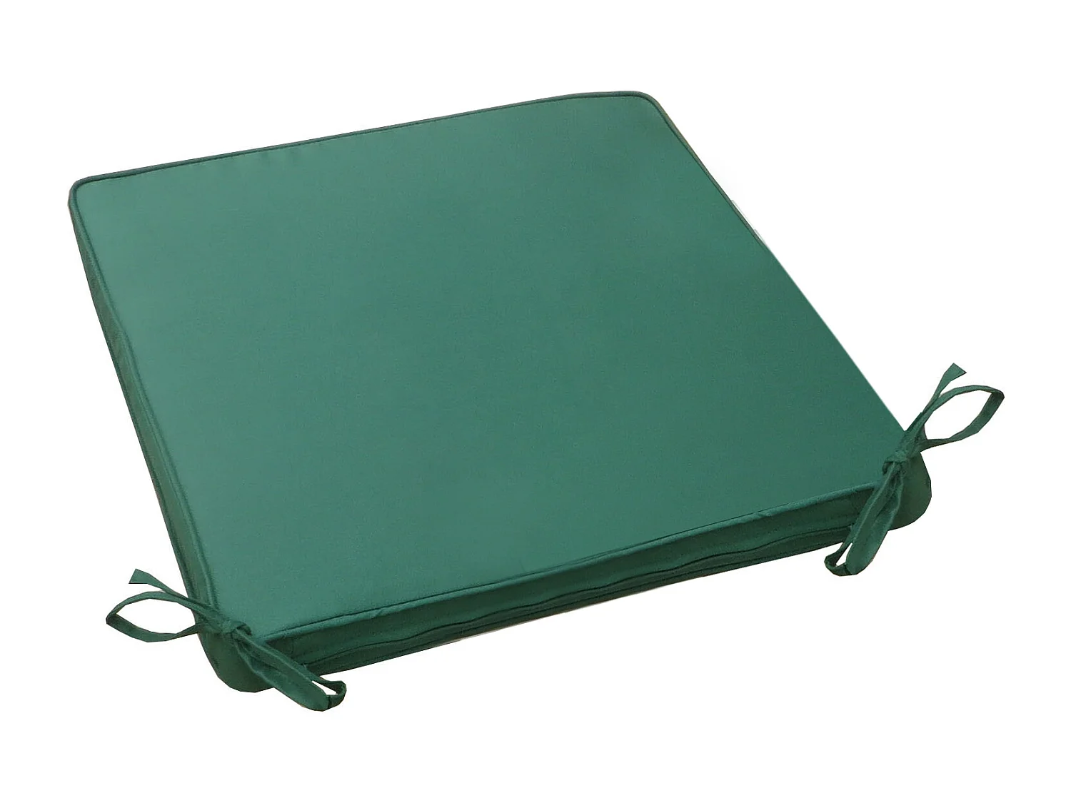 MilaniHome.it - Cuscino in poliestere sfoderabile e idrorepellente di design per esterno giardino cm 39 l x 39 p x 4 hdi coloreVerde