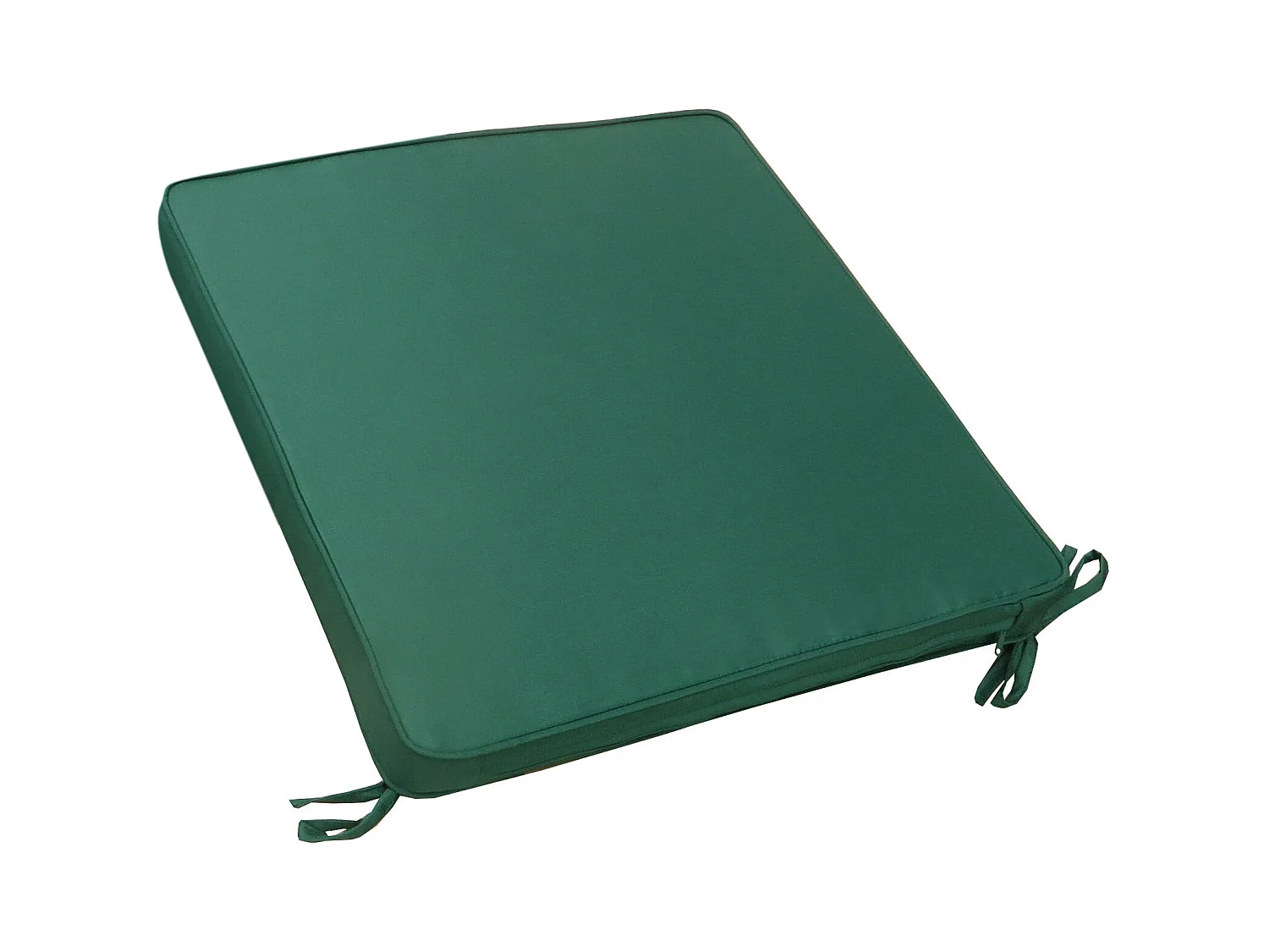 MilaniHome.it - Cuscino in poliestere sfoderabile e idrorepellente di design per esterno giardino cm 39 l x 39 p x 4 hdi coloreVerde