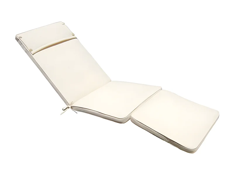 MilaniHome.it - Cuscino in poliestere sfoderabile e idrorepellente di design per esterno giardino cm 49 l x 175 p x 4 hdi coloreEcrù