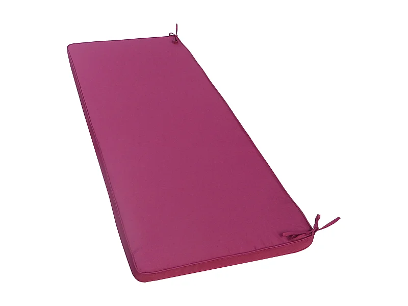 MilaniHome.it - Cuscino in poliestere sfoderabile e idrorepellente di design per esterno giardino cm 110 l x 45 p x 4 hdi coloreMagenta