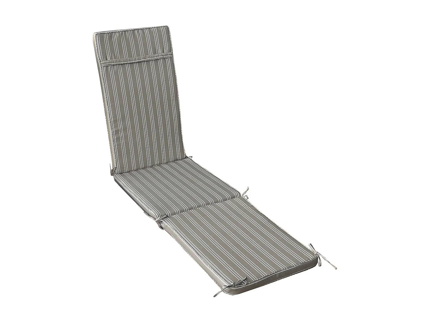 MilaniHome.it - Cuscino in poliestere sfoderabile e idrorepellente di design per esterno giardino cm 49 l x 175 p x 4 hdi coloreTortora