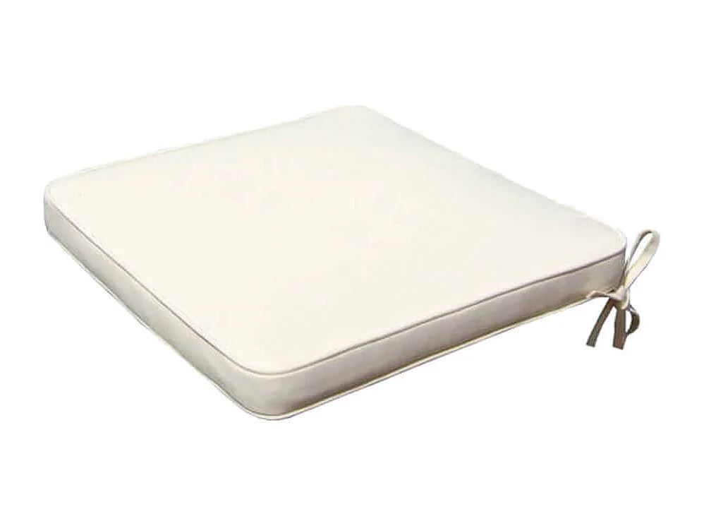 MilaniHome.it - Cuscino in poliestere sfoderabile e idrorepellente di design per esterno giardino cm 45 l x 50 p x 4 hdi coloreEcrù