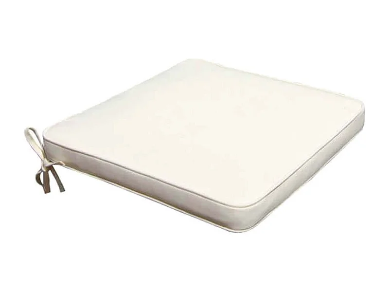 MilaniHome.it - Cuscino in poliestere sfoderabile e idrorepellente di design per esterno giardino cm 45 l x 50 p x 4 hdi coloreEcrù