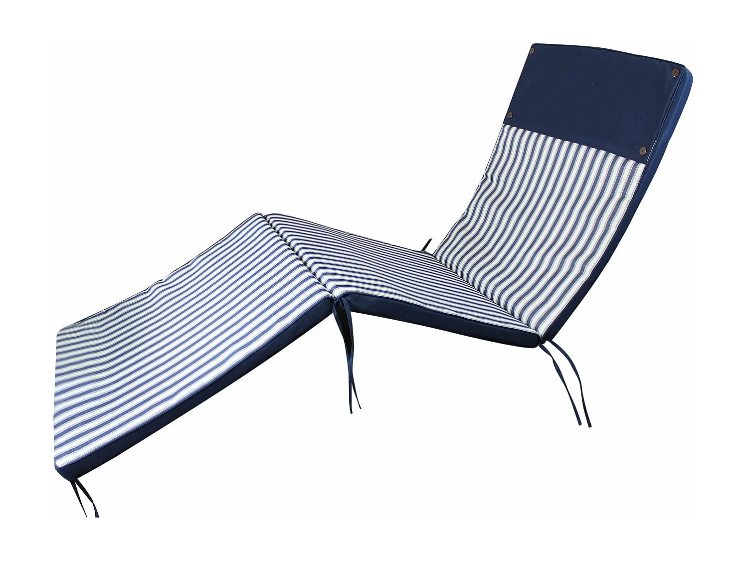 MilaniHome.it - Cuscino in poliestere sfoderabile e idrorepellente di design per esterno giardino cm 59 l x 194,5 p x 4 hdi coloreBlu