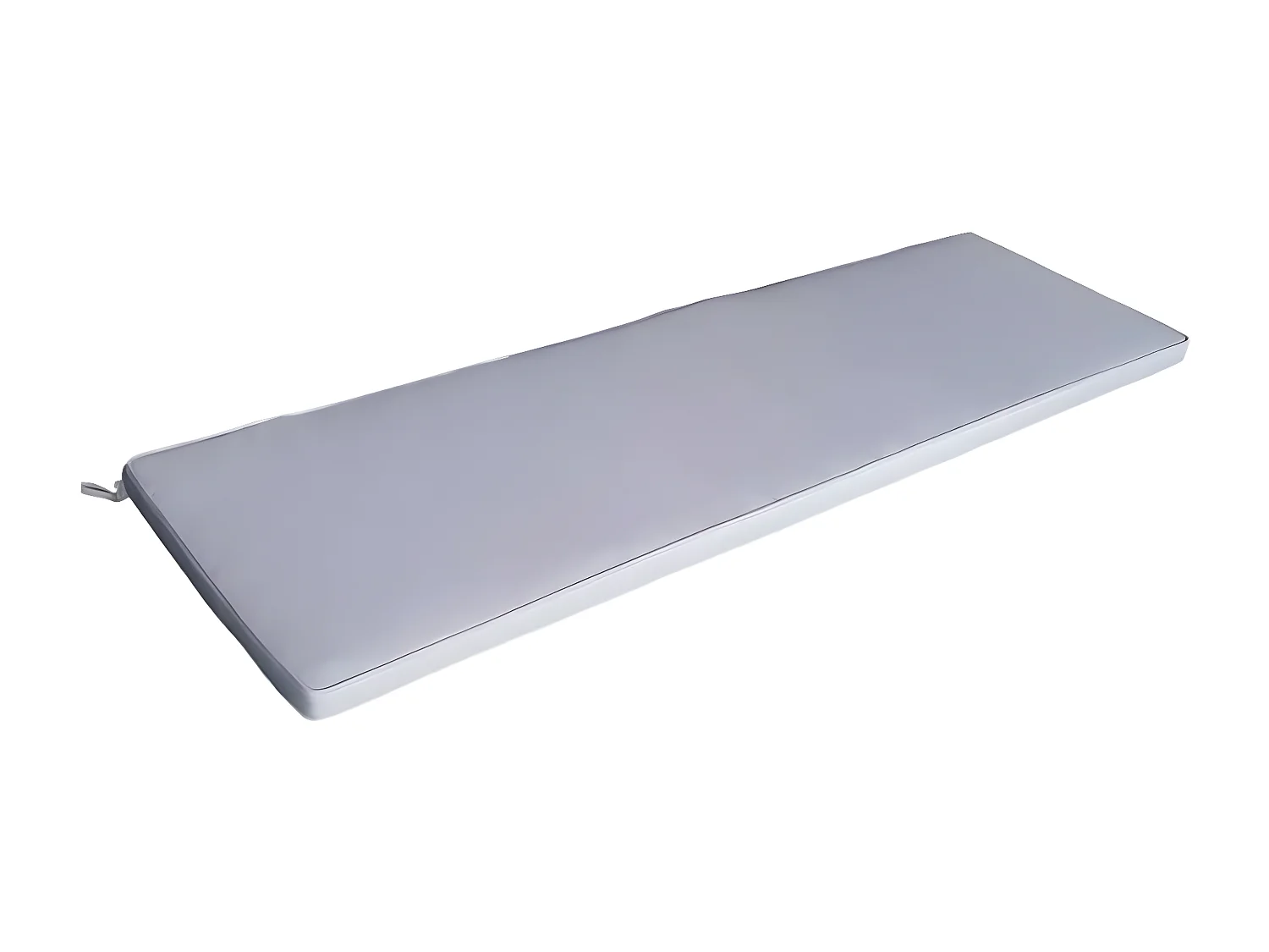 MilaniHome.it - Cuscino in poliestere sfoderabile e idrorepellente di design per esterno giardino cm 110 l x 45 p x 4 hdi coloreGrigio