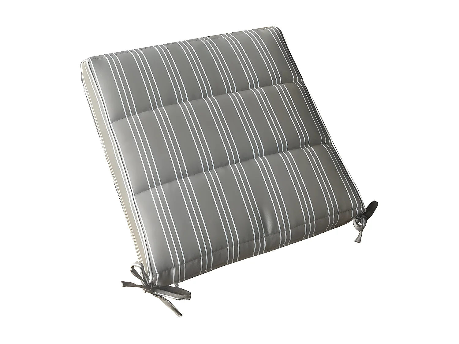 MilaniHome.it - Cuscino in poliestere sfoderabile e idrorepellente di design per esterno giardino cm 40 l x 40 p x 8 hdi coloreTortora