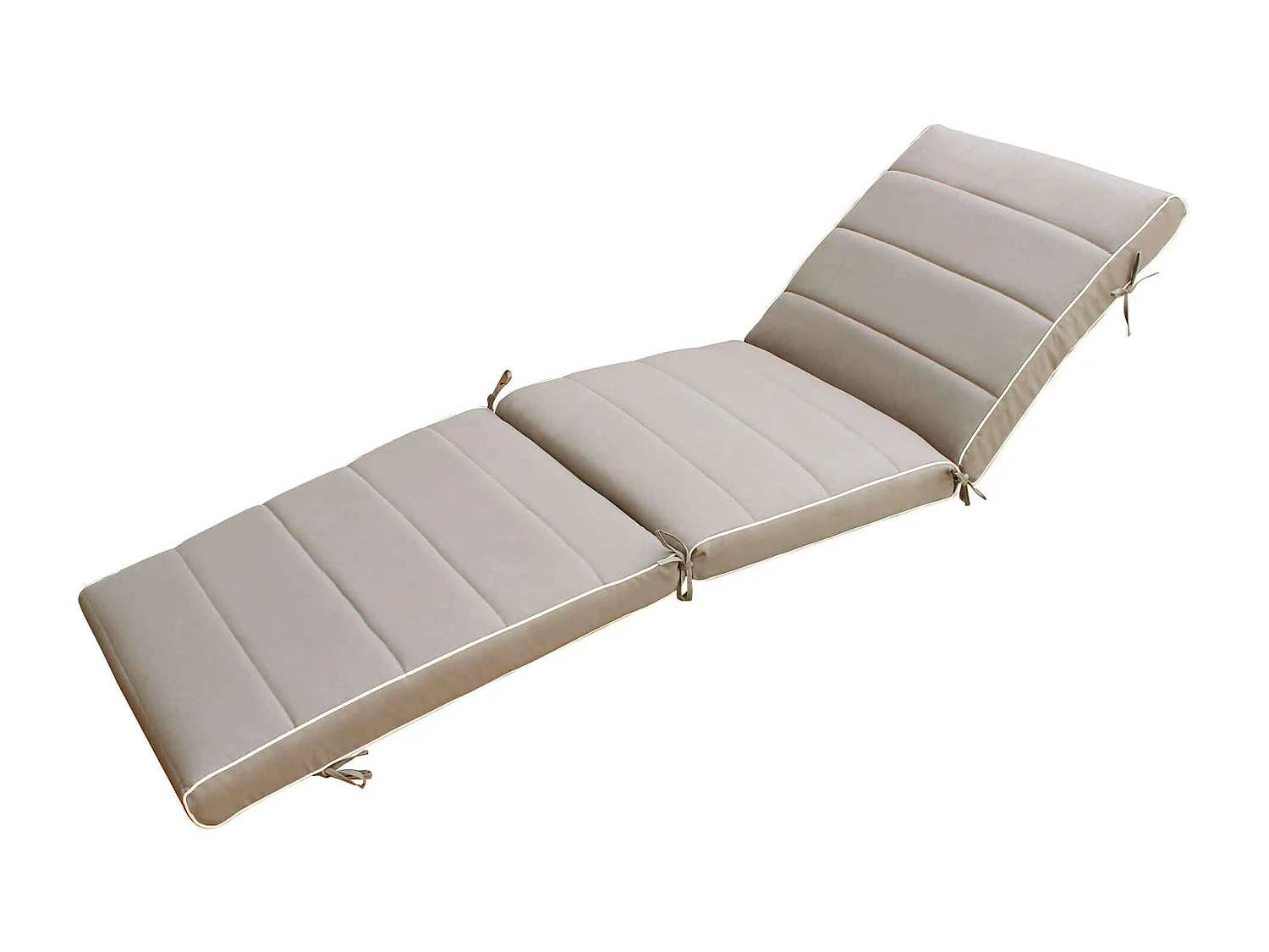 MilaniHome.it - Cuscino in poliestere sfoderabile e idrorepellente di design per esterno giardino cm 57 l x 185 p x 8 hdi coloreTortora