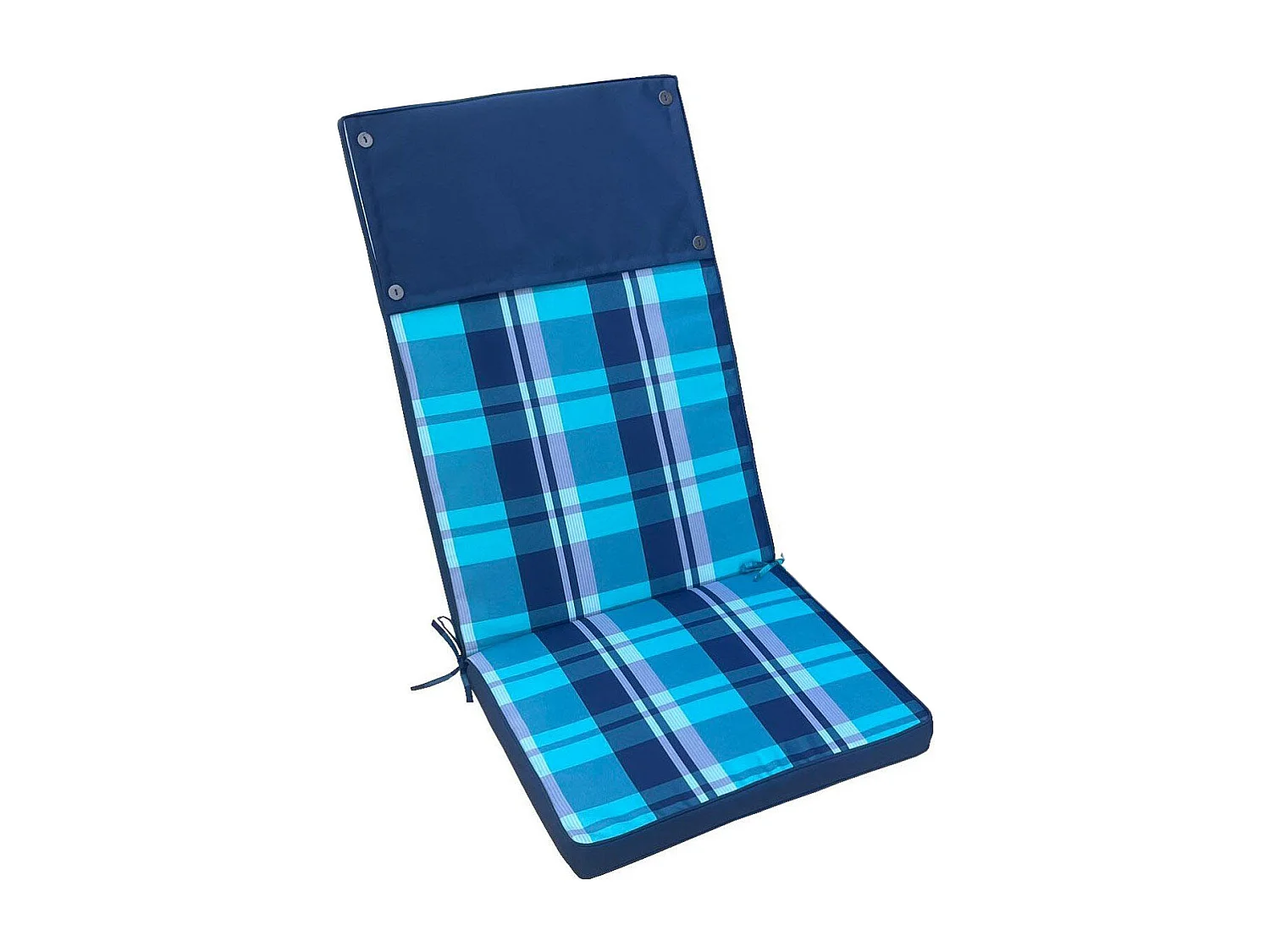 MilaniHome.it - Cuscino in poliestere sfoderabile e idrorepellente di design per esterno giardino cm 45 l x 150 p x 4 hdi coloreBlu