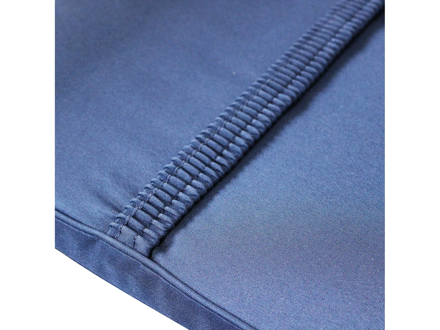 MilaniHome.it - Cuscino in poliestere sfoderabile e idrorepellente di design per esterno giardino cm 45 l x 150 p x 4 hdi coloreBlu