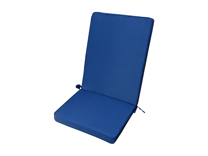 MilaniHome.it - Cuscino in poliestere sfoderabile e idrorepellente di design per esterno giardino cm 40 l x 90 p x 4 hdi coloreBlu