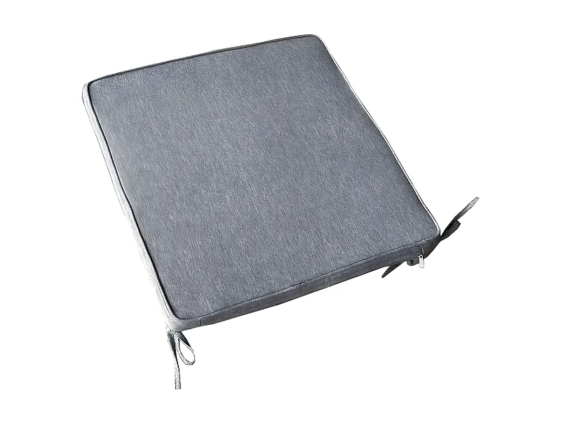 MilaniHome.it - Cuscino in poliestere sfoderabile e idrorepellente di design per esterno giardino cm 39 l x 39 p x 4 hdi coloreGrigio chiaro
