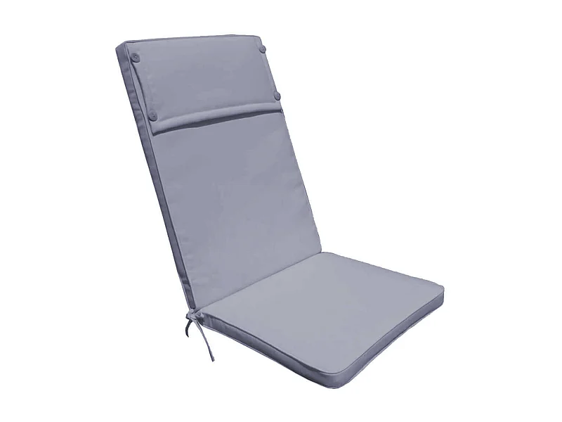 MilaniHome.it - Cuscino in poliestere sfoderabile e idrorepellente di design per esterno giardino cm 45 l x 150 p x 4 hdi coloreGrigio