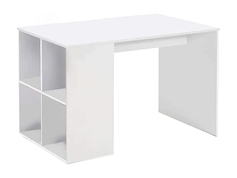 MilaniHome.it - scrivania di design per studio moderna con cassetti 117x73x75 hdi coloreBianco