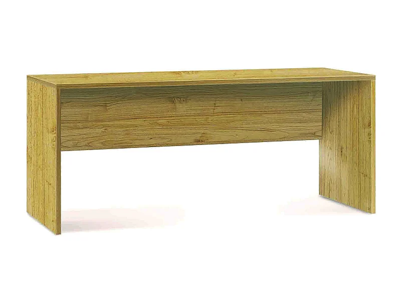 MilaniHome.it - scrivania moderna 180 cm di design moderno cm 180 l x 69 p x 76 hdi coloreRovere Chiaro