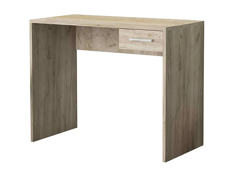 MilaniHome.it - scrivania di design per studio con cassetto 90x45x74 hdi coloreRovere grigio