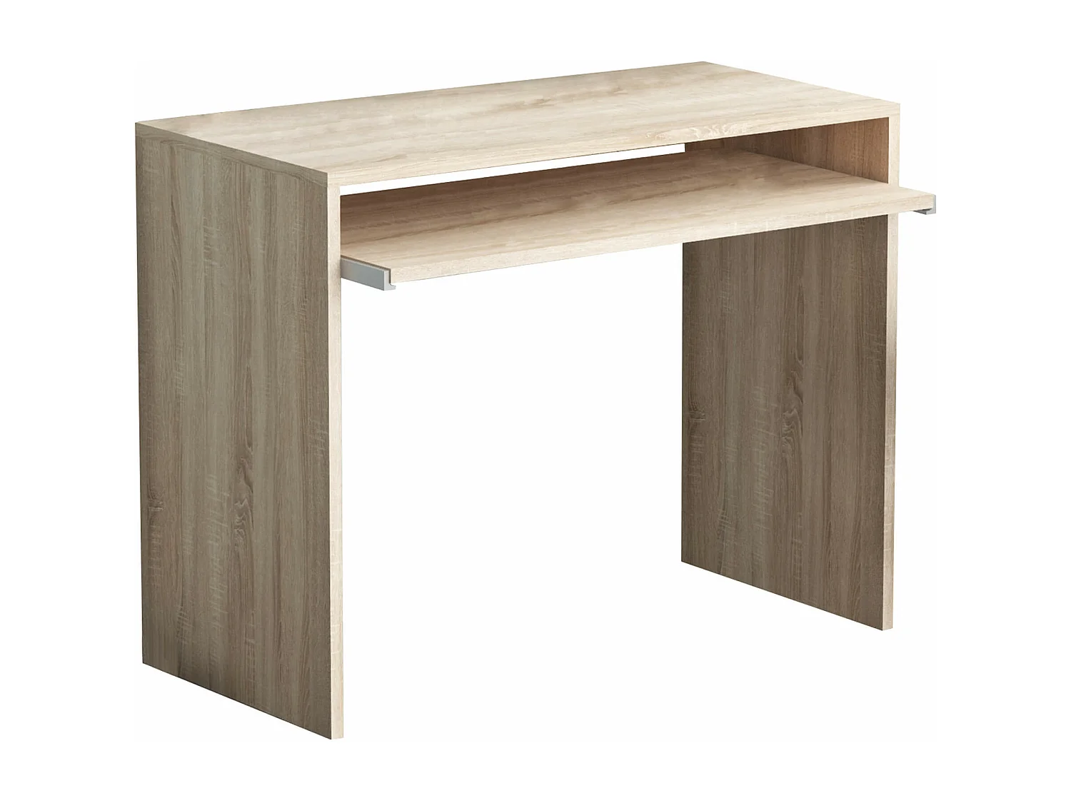 MilaniHome.it - scrivania di design per studio con porta tastiera 90x45x74 hdi coloreMarrone