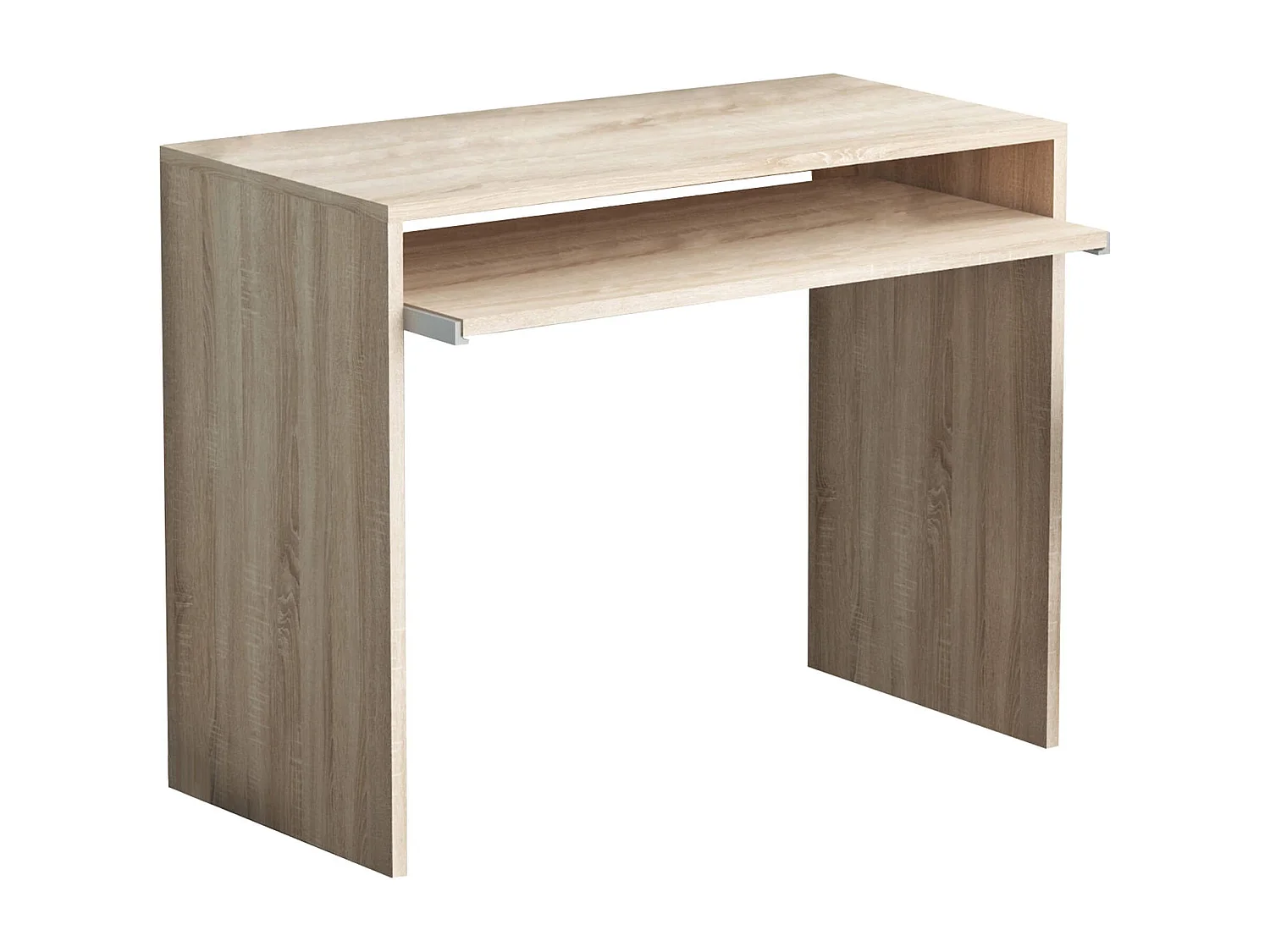 MilaniHome.it - scrivania di design per studio con porta tastiera 90x45x74 hdi coloreMarrone