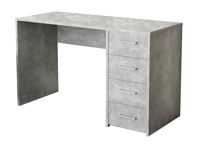 MilaniHome.it - scrivania di design per studio con cassetti 120x50x70 hdi coloreCemento