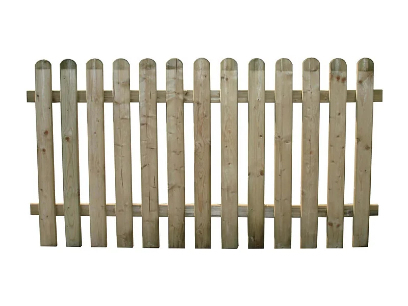 MilaniHome.it - Recinto In Legno Per Giardino 180x100 Cm Recinzione Steccato In Legno Di Pino Impregnato In Autoclave Per Esternodi coloreMarrone