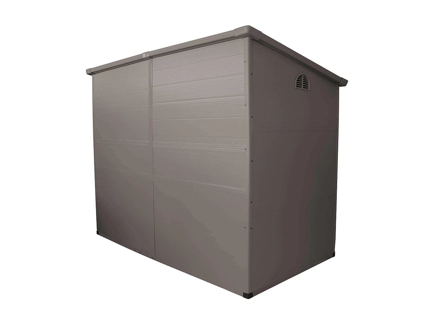 MilaniHome.it - casetta in resina da giardino porta attrezzi cm 143x247x194 hdi coloreMarrone