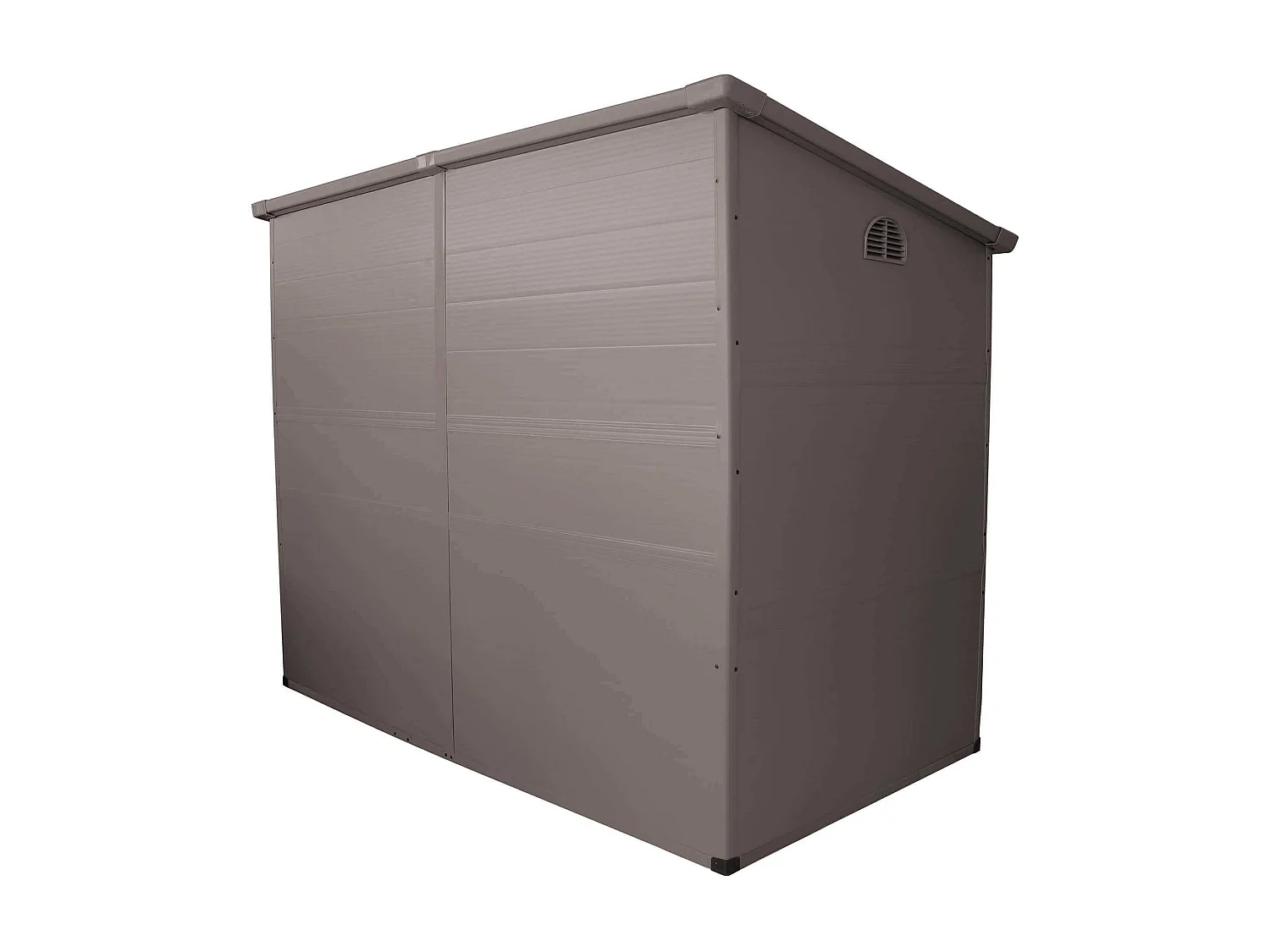 MilaniHome.it - casetta in resina da giardino porta attrezzi cm 143x247x194 hdi coloreMarrone