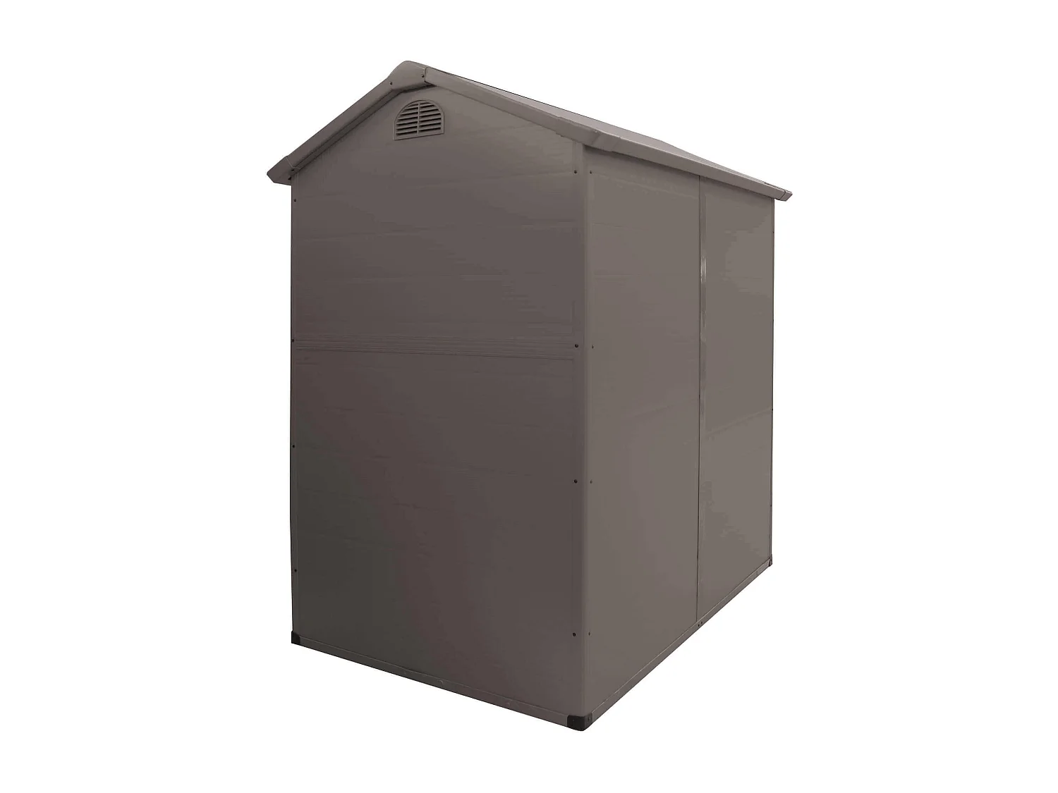 MilaniHome.it - casetta in resina da giardino porta attrezzi cm 134x192x204 hdi coloreMarrone