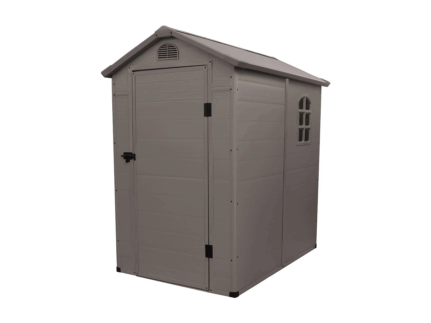 MilaniHome.it - casetta in resina da giardino porta attrezzi cm 134x192x204 hdi coloreMarrone