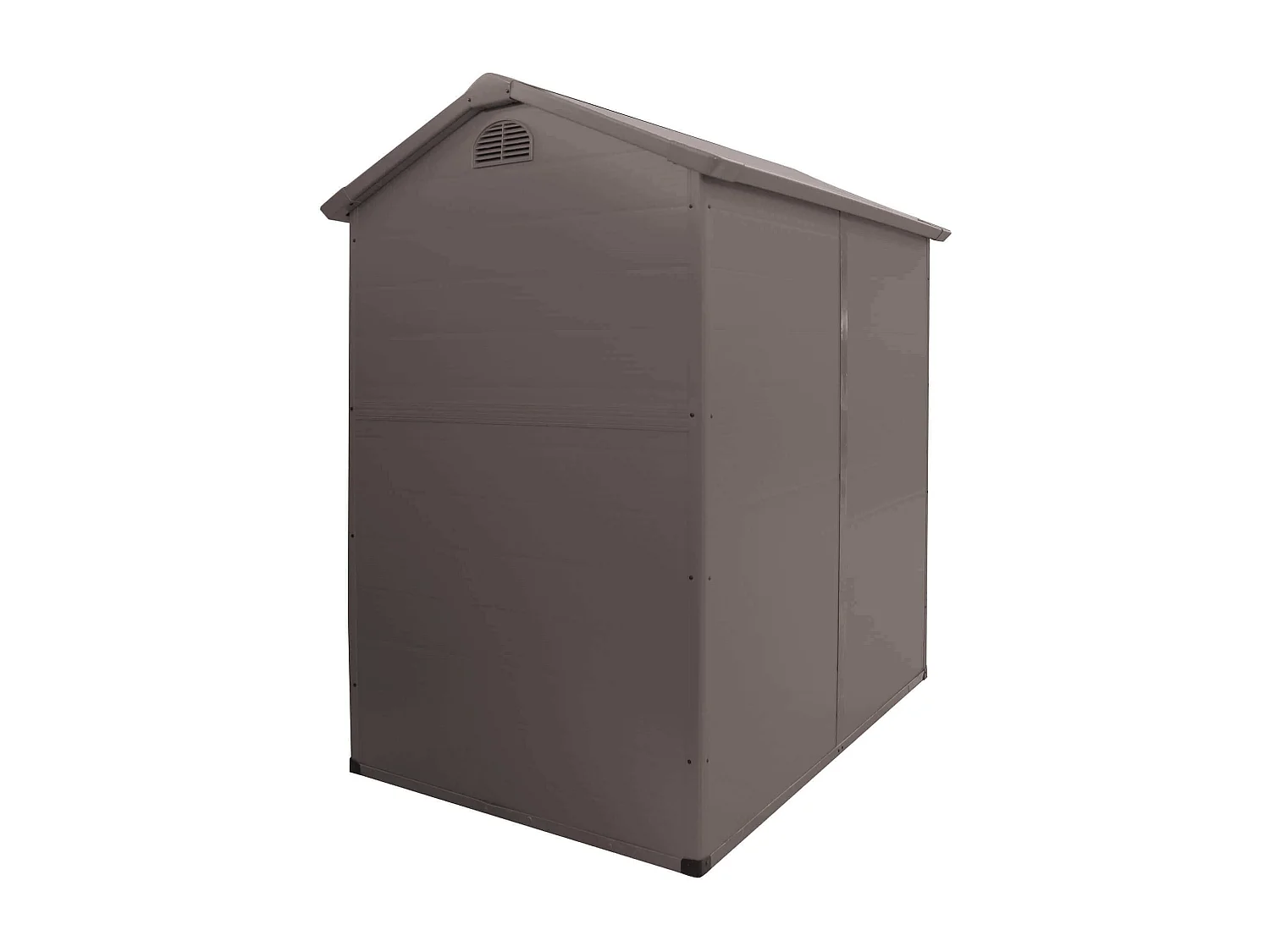 MilaniHome.it - casetta in resina da giardino porta attrezzi cm 134x192x204 hdi coloreMarrone