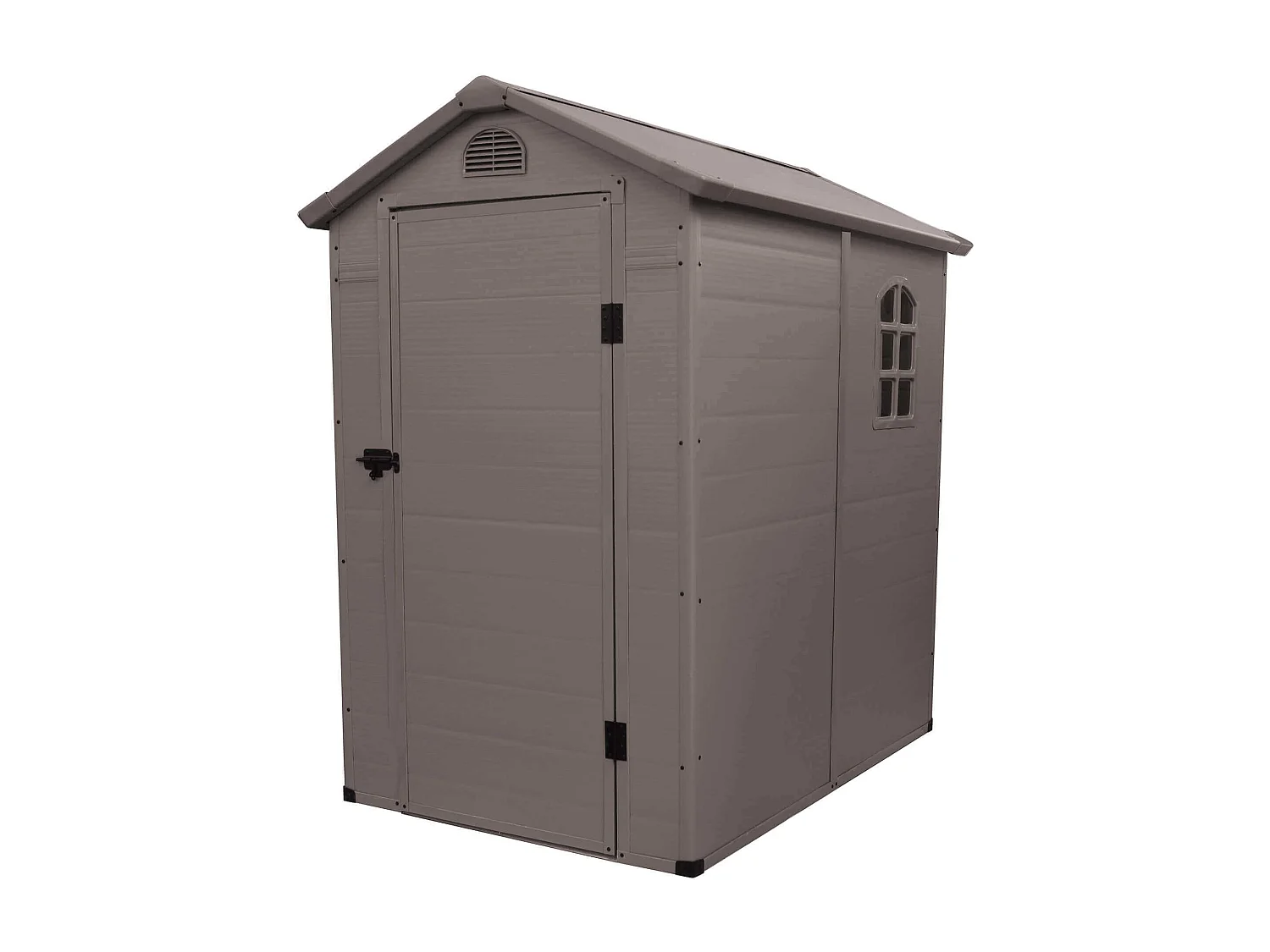 MilaniHome.it - casetta in resina da giardino porta attrezzi cm 134x192x204 hdi coloreMarrone