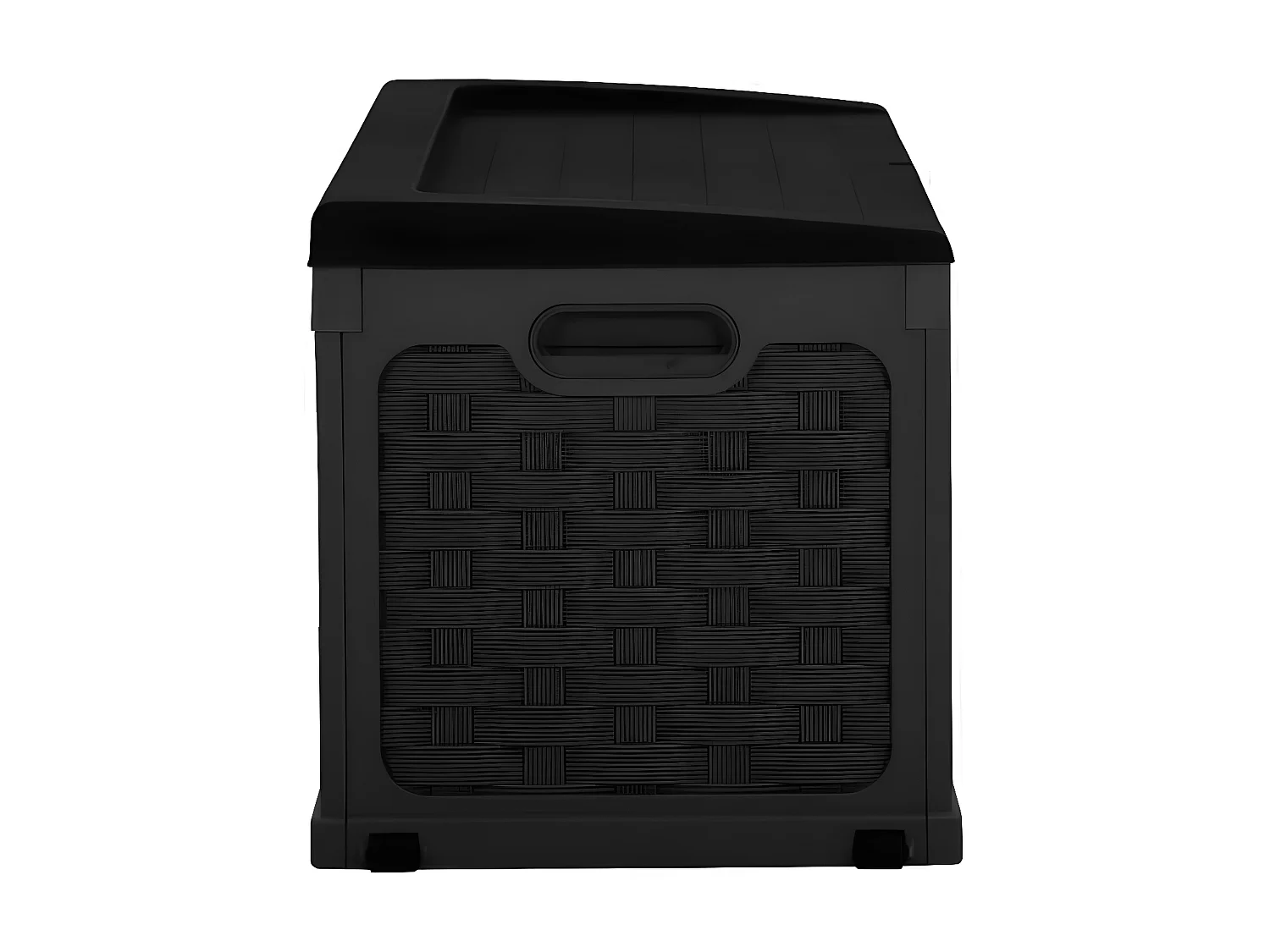 MilaniHome.it - Cassapanca baule per giardino esterno in plastica porta giochi contenitore portatutto, Dimensioni: cm 116x56x58 hdi coloreAntracite