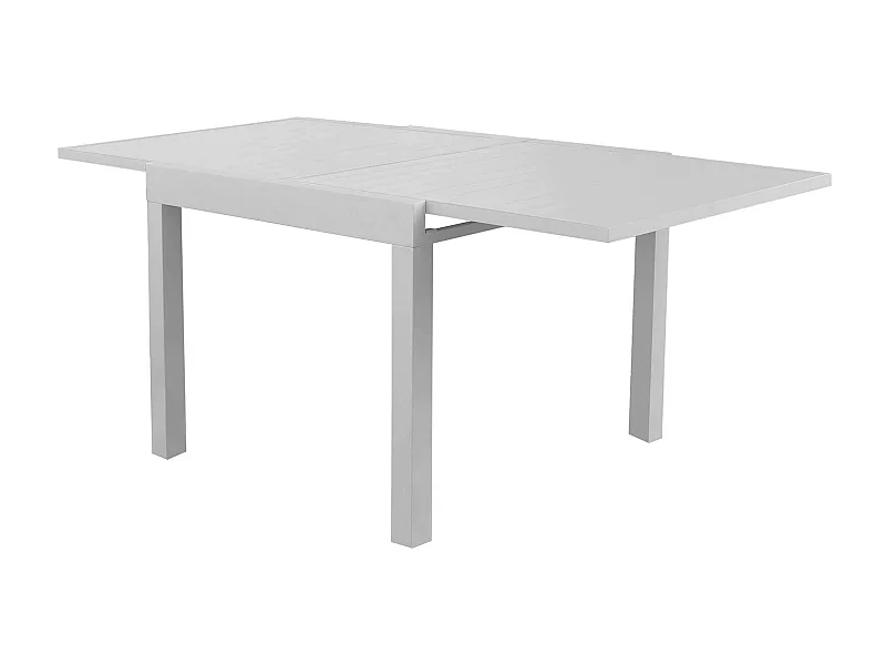 MilaniHome.it - Tavolo Rettangolare Allungabile In Alluminio Da Esterno Giardino, Per Ristorante Albergo Di Design, Cm 90/180x90x75 H Colore Tortoradi coloreTortora