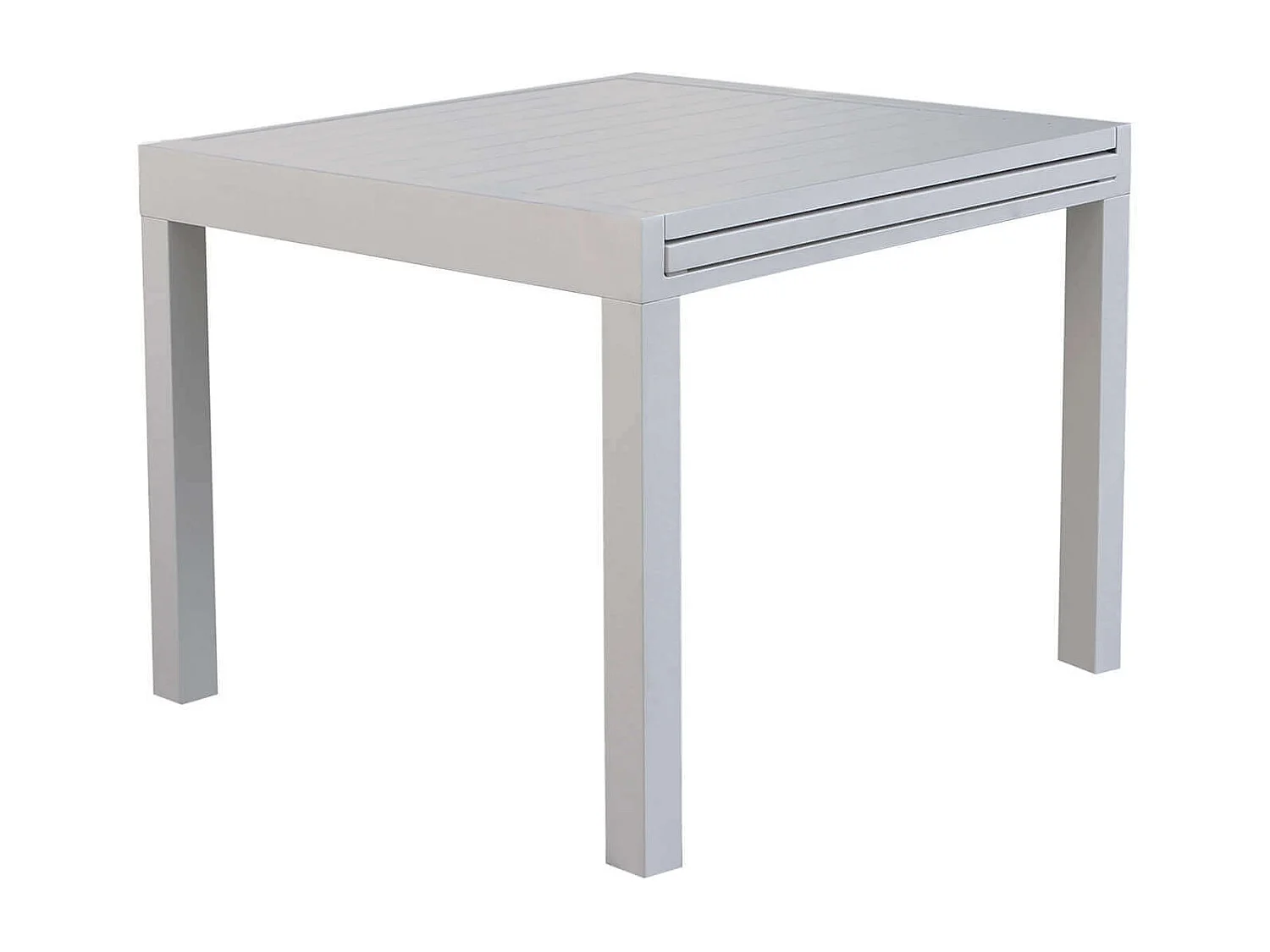 MilaniHome.it - Tavolo Rettangolare Allungabile In Alluminio Da Esterno Giardino, Per Ristorante Albergo Di Design, Cm 90/180x90x75 H Colore Tortoradi coloreTortora