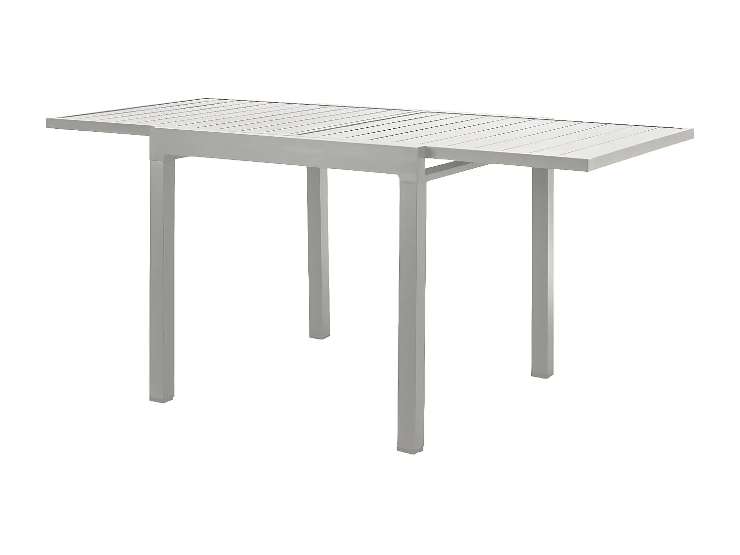 MilaniHome.it - Tavolo Rettangolare Allungabile In Alluminio Da Esterno Giardino, Per Ristorante Albergo Di Design, Cm 90/180x90x75 H Colore Tortoradi coloreTortora