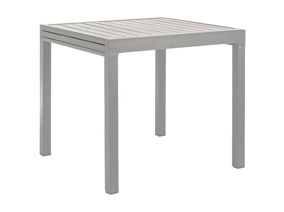 MilaniHome.it - Tavolo Rettangolare Allungabile In Alluminio Da Esterno Giardino, Per Ristorante Albergo Di Design, Cm 90/180x90x75 H Colore Tortoradi coloreTortora