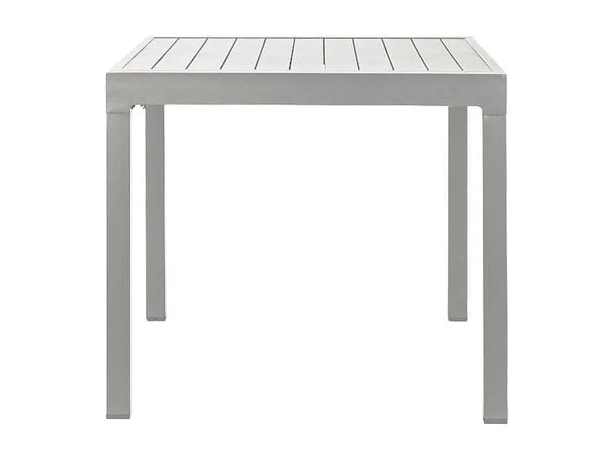 MilaniHome.it - Tavolo Rettangolare Allungabile In Alluminio Da Esterno Giardino, Per Ristorante Albergo Di Design, Cm 90/180x90x75 H Colore Tortoradi coloreTortora