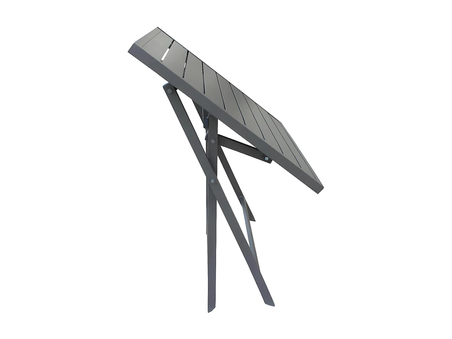 MilaniHome.it - Tavolo Da Giardino Pieghevole Salvaspazio In Alluminio 70x70 Colore Taupedi coloreTaupe