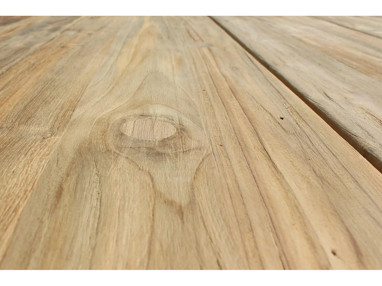 MilaniHome.it - Tavolo Da Giardino In Alluminio E Teak Riciclato 200x100 Colore Bianco,Marronedi coloreBianco