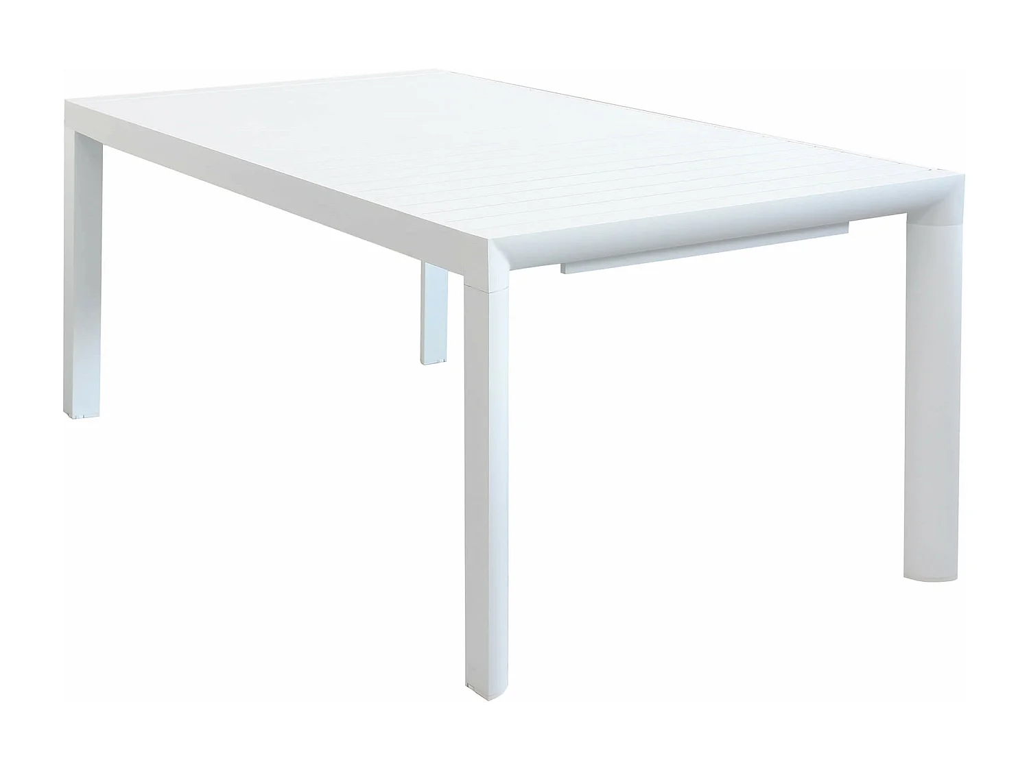 MilaniHome.it - Tavolo Da Giardino Allungabile In Alluminio 160/240x100 Colore Biancodi coloreBianco