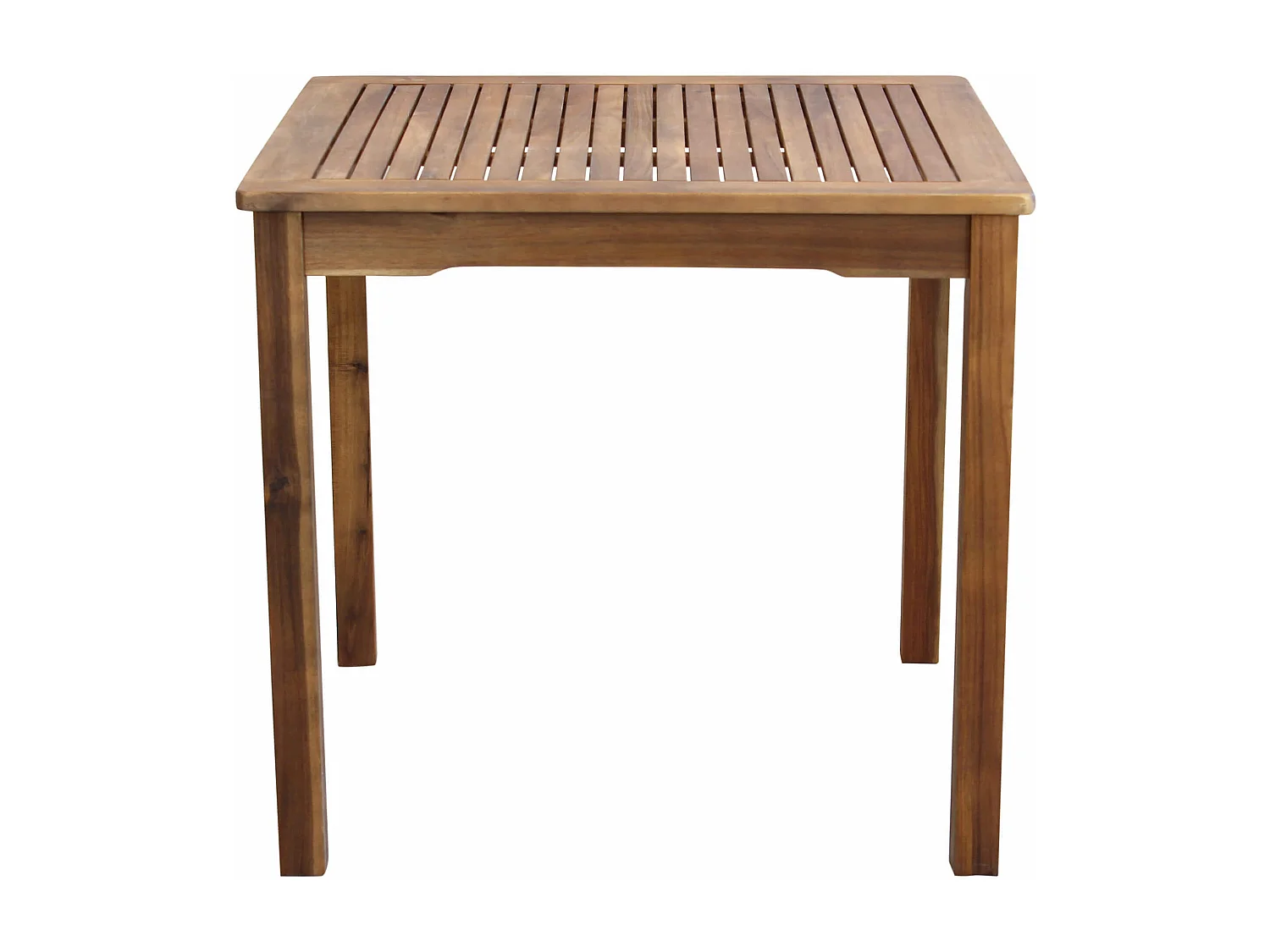 MilaniHome.it - Tavolo Quadrato Fisso In Legno Di Acacia 80x80 Per Esterno Giardino Portico Ristorante Bar Hotel Albergo Agriturismodi coloreMarrone