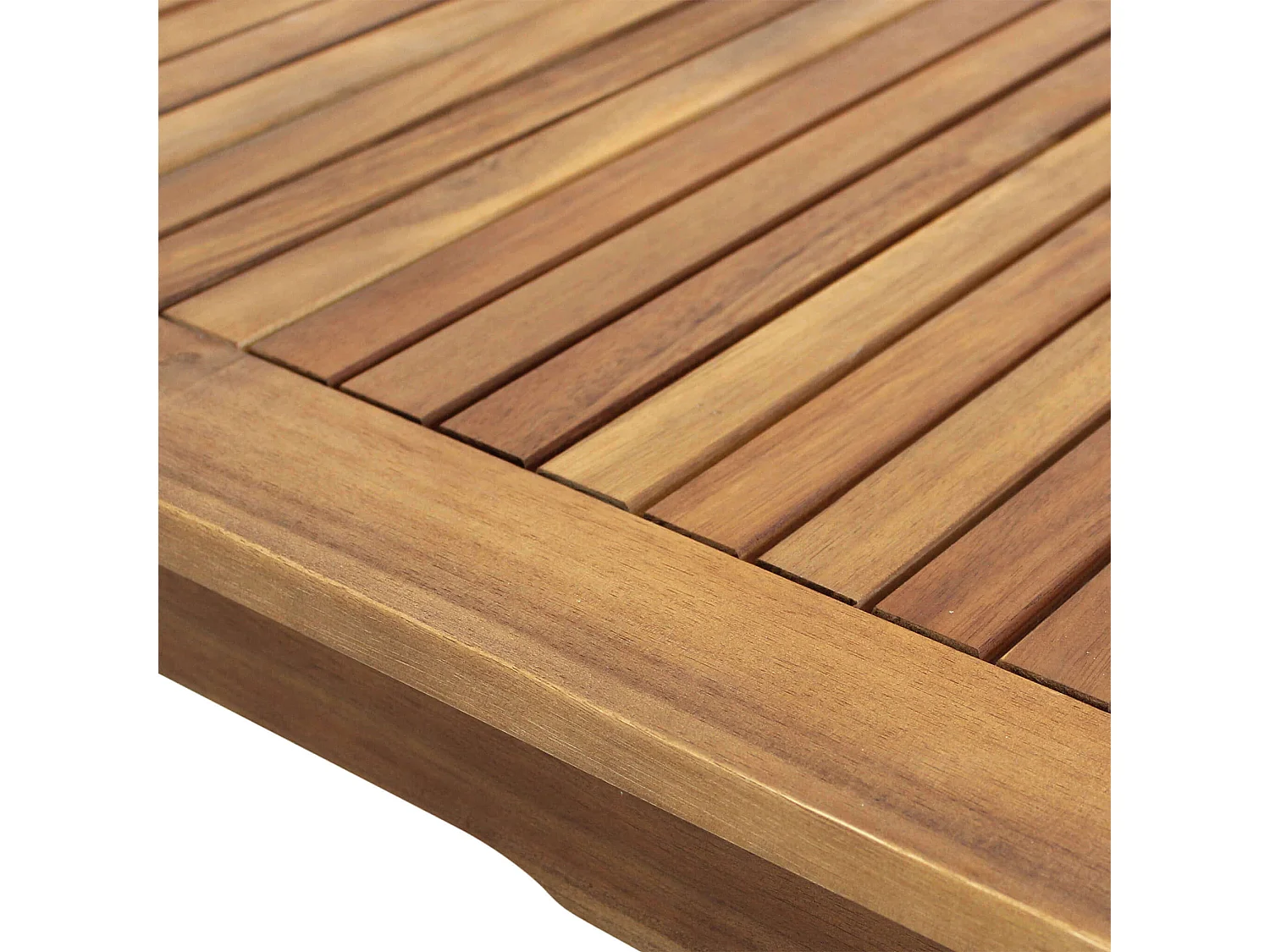 MilaniHome.it - Tavolo Quadrato Fisso In Legno Di Acacia 80x80 Per Esterno Giardino Portico Ristorante Bar Hotel Albergo Agriturismodi coloreMarrone