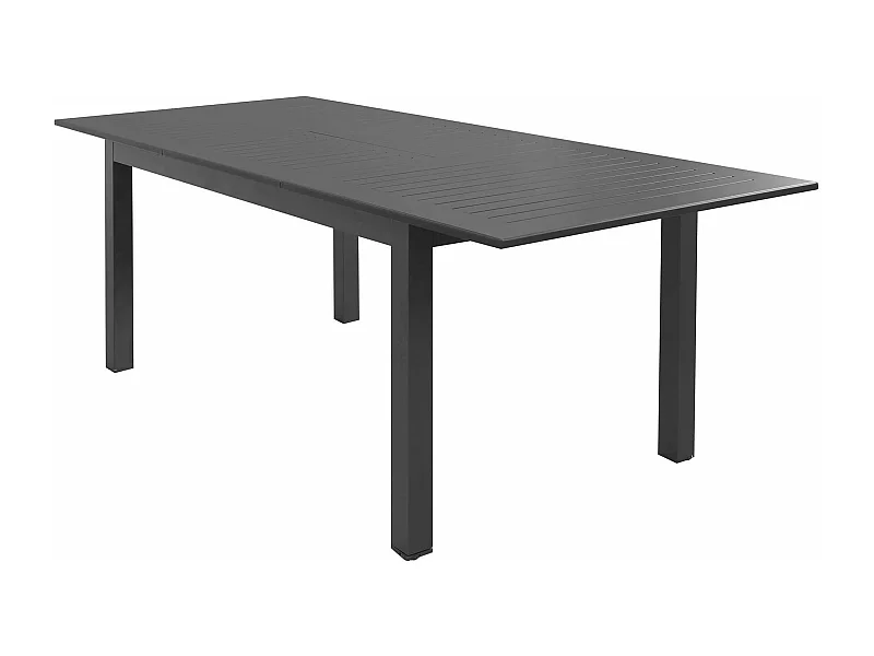 MilaniHome.it - Tavolo Rettangolare Allungabile In Alluminio Tortora 150/210x90 Da Esterno Giardino, Per Ristorante Agriturismo Albergo Hoteldi coloreAntracite