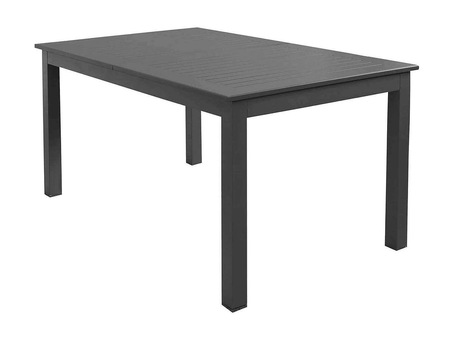 MilaniHome.it - Tavolo Rettangolare Allungabile In Alluminio Tortora 150/210x90 Da Esterno Giardino, Per Ristorante Agriturismo Albergo Hoteldi coloreAntracite