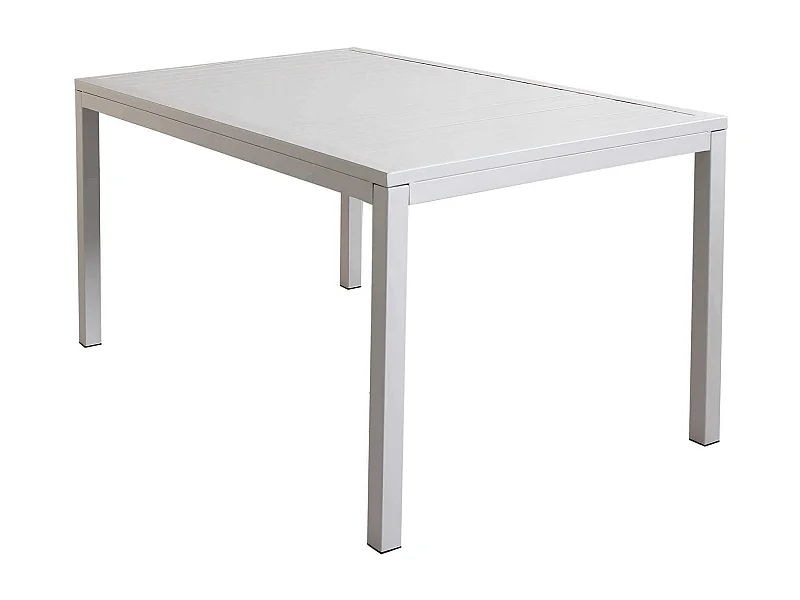 MilaniHome.it - Tavolo Da Giardino In Alluminio Per Esterno Di Design 150x91 Colore Tortoradi coloreTortora