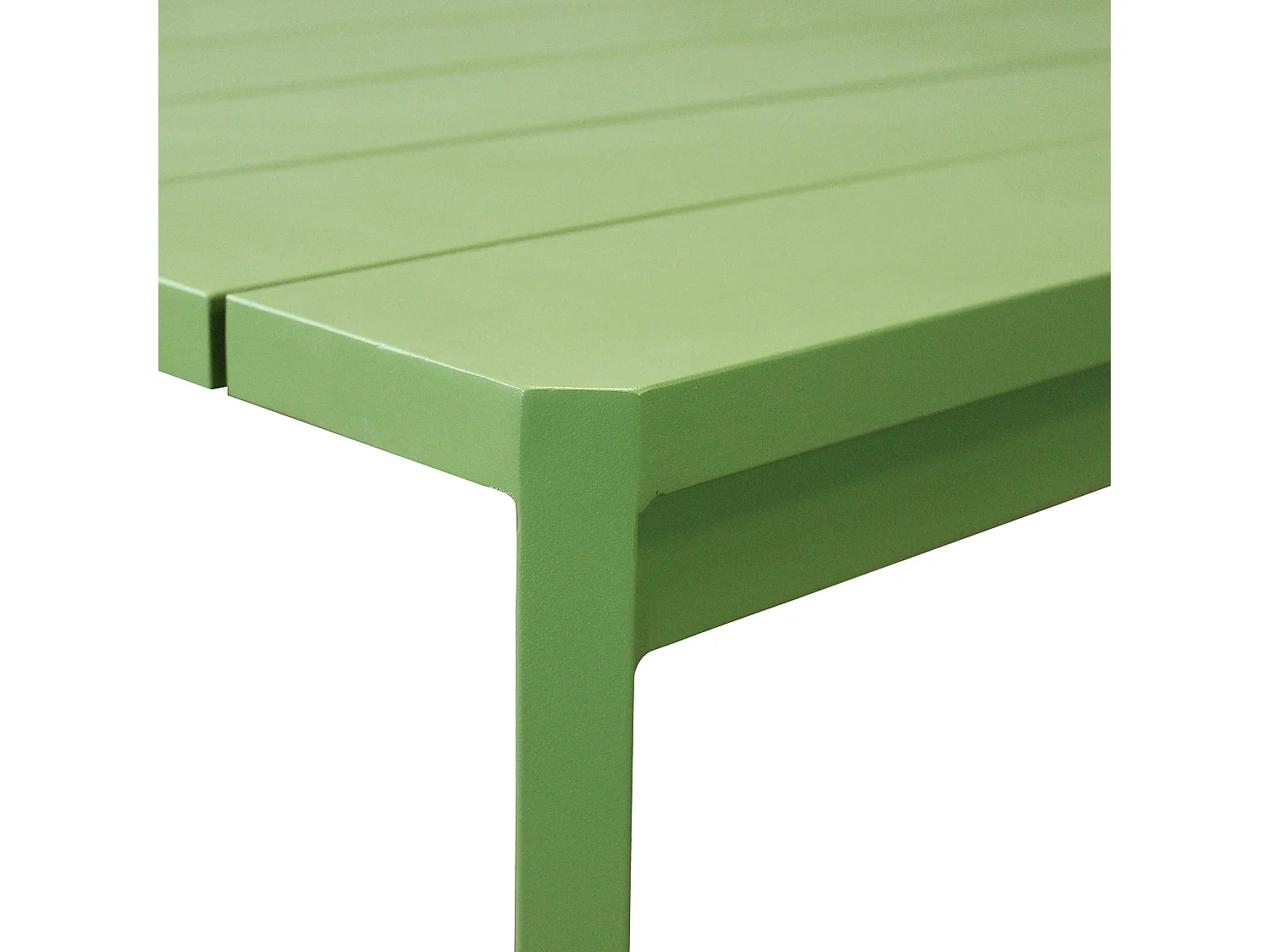 MilaniHome.it - tavolo da giardino in alluminio 200X100 di design per esterno giardino di coloreVerde