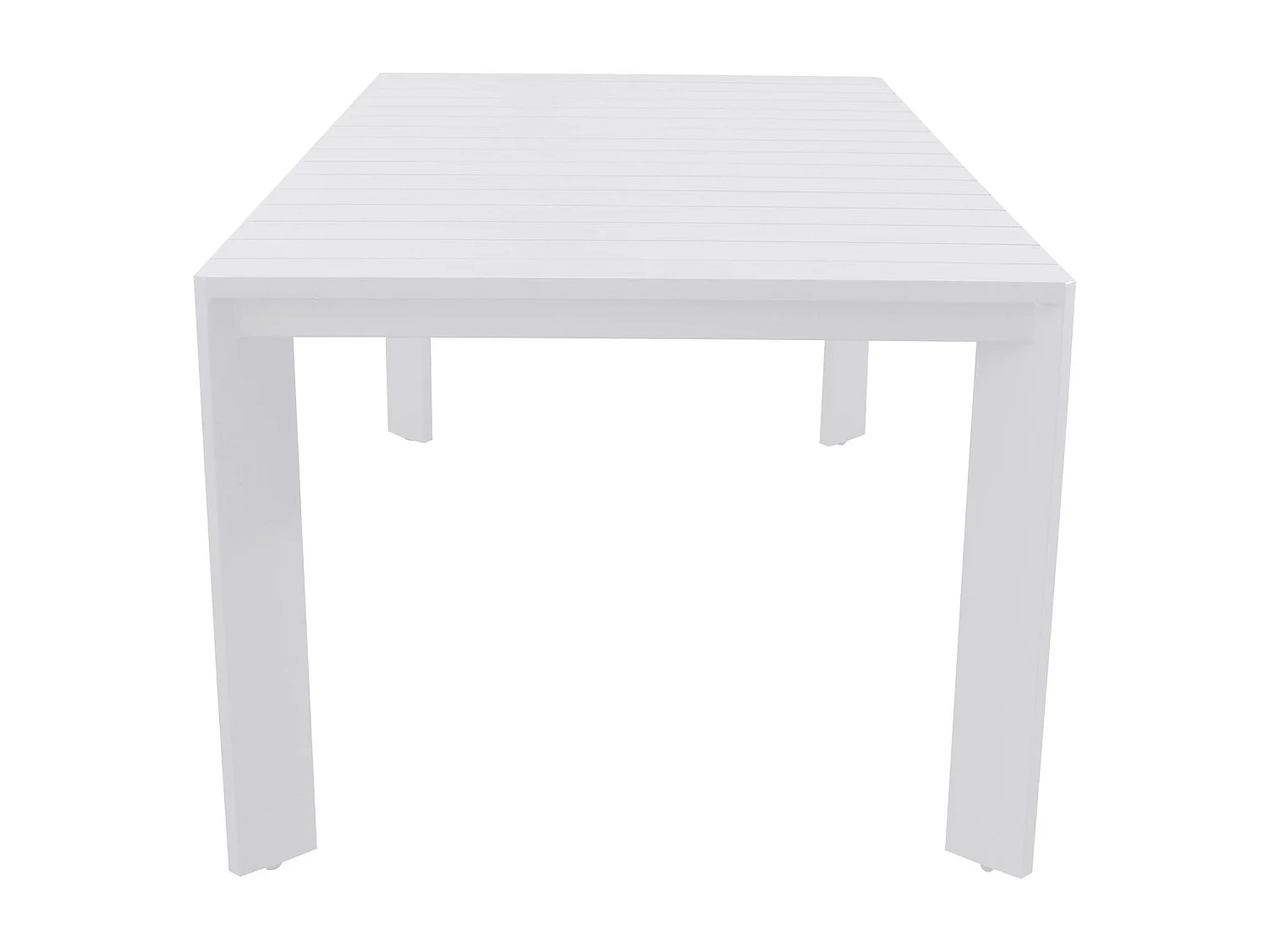 MilaniHome.it - tavolo da giardino in alluminio 200X100 di design per esterno giardino di coloreBianco