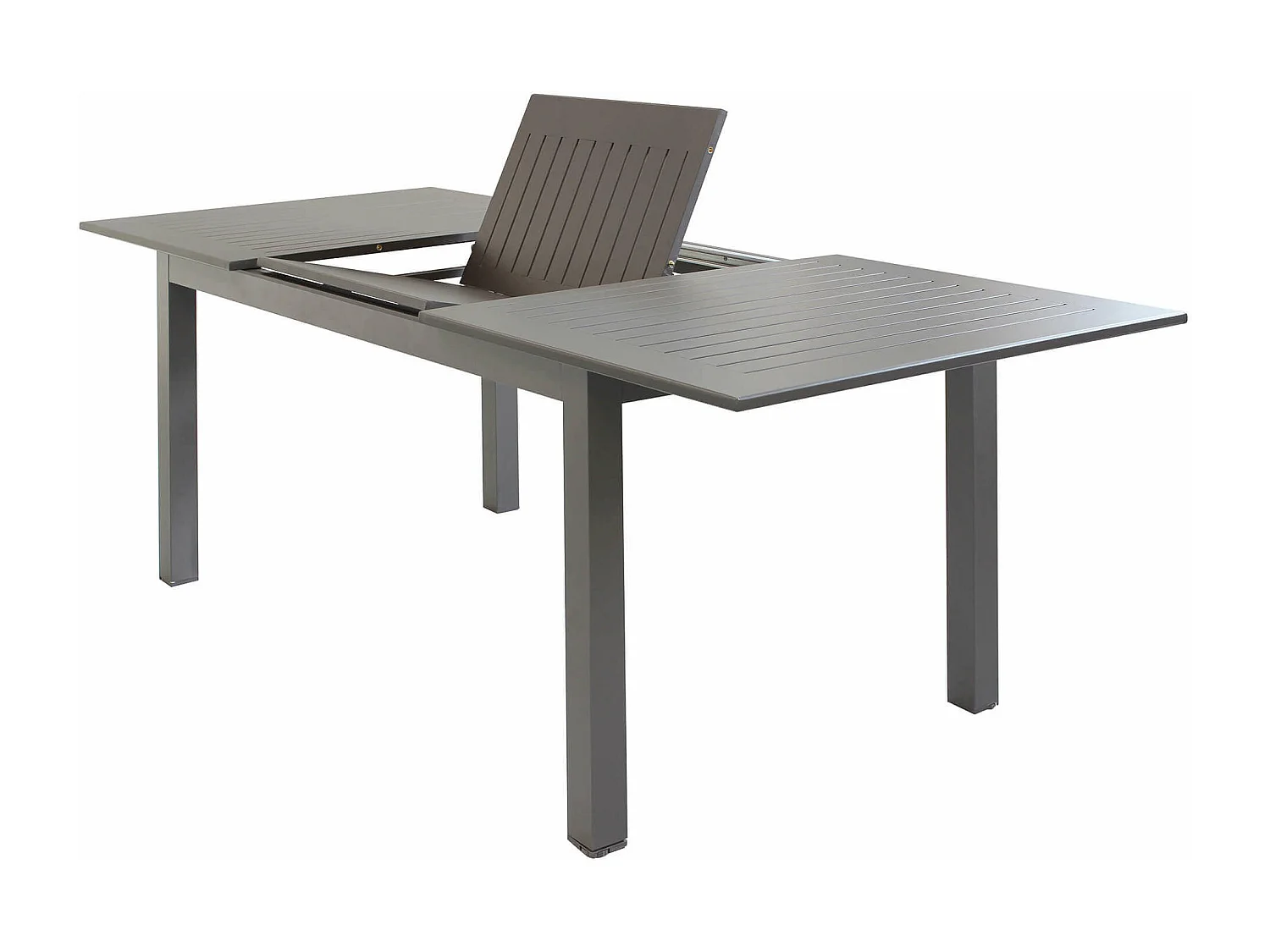 MilaniHome.it - Tavolo Rettangolare Allungabile In Alluminio Taupe 150/210x90 Da Esterno Giardino, Per Ristorante Agriturismo Albergo Hoteldi coloreTaupe