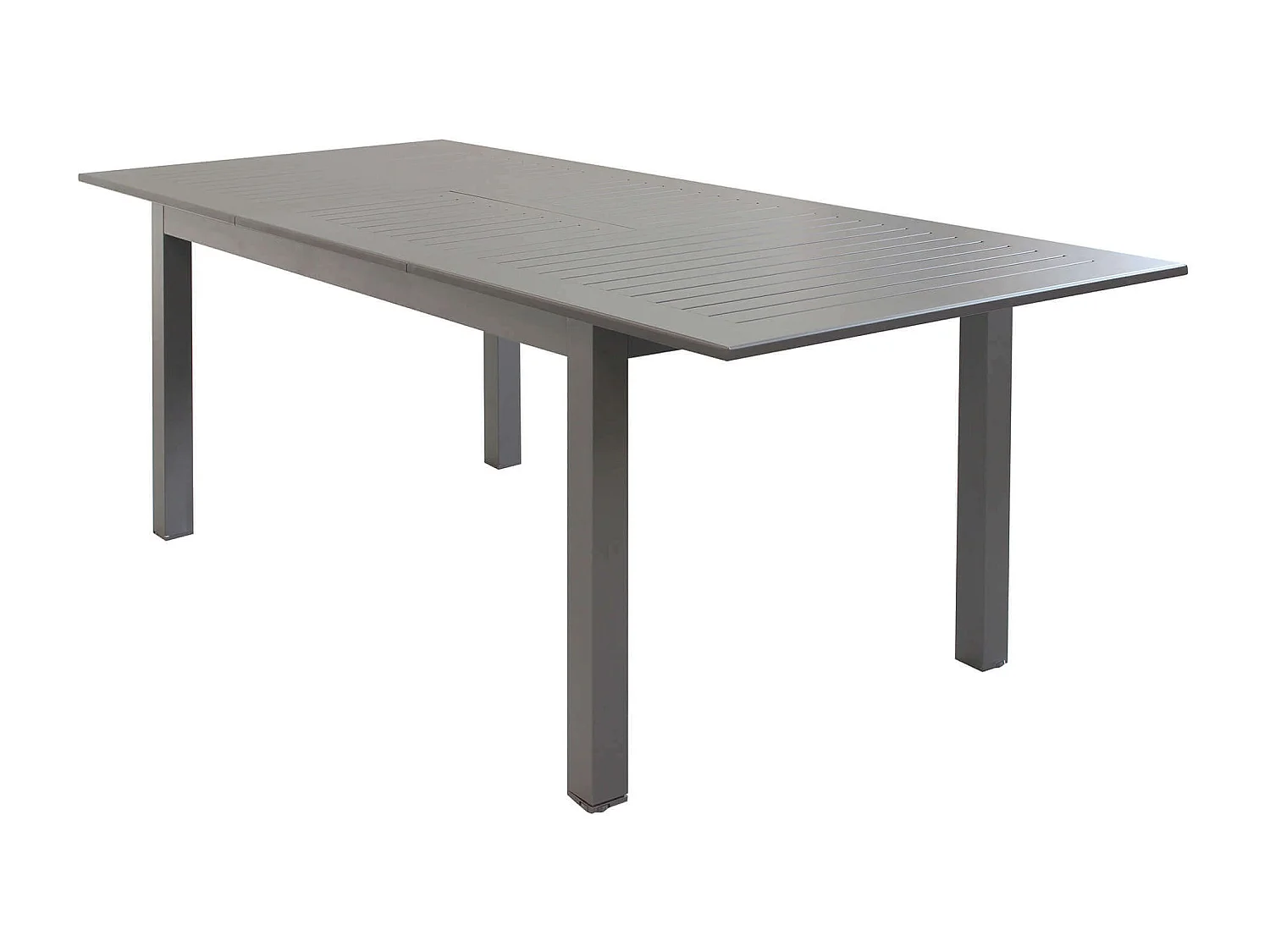 MilaniHome.it - Tavolo Rettangolare Allungabile In Alluminio Taupe 150/210x90 Da Esterno Giardino, Per Ristorante Agriturismo Albergo Hoteldi coloreTaupe