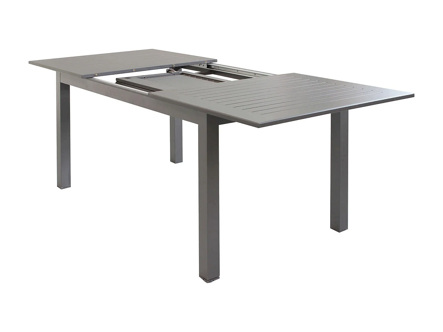 MilaniHome.it - Tavolo Rettangolare Allungabile In Alluminio Taupe 150/210x90 Da Esterno Giardino, Per Ristorante Agriturismo Albergo Hoteldi coloreTaupe