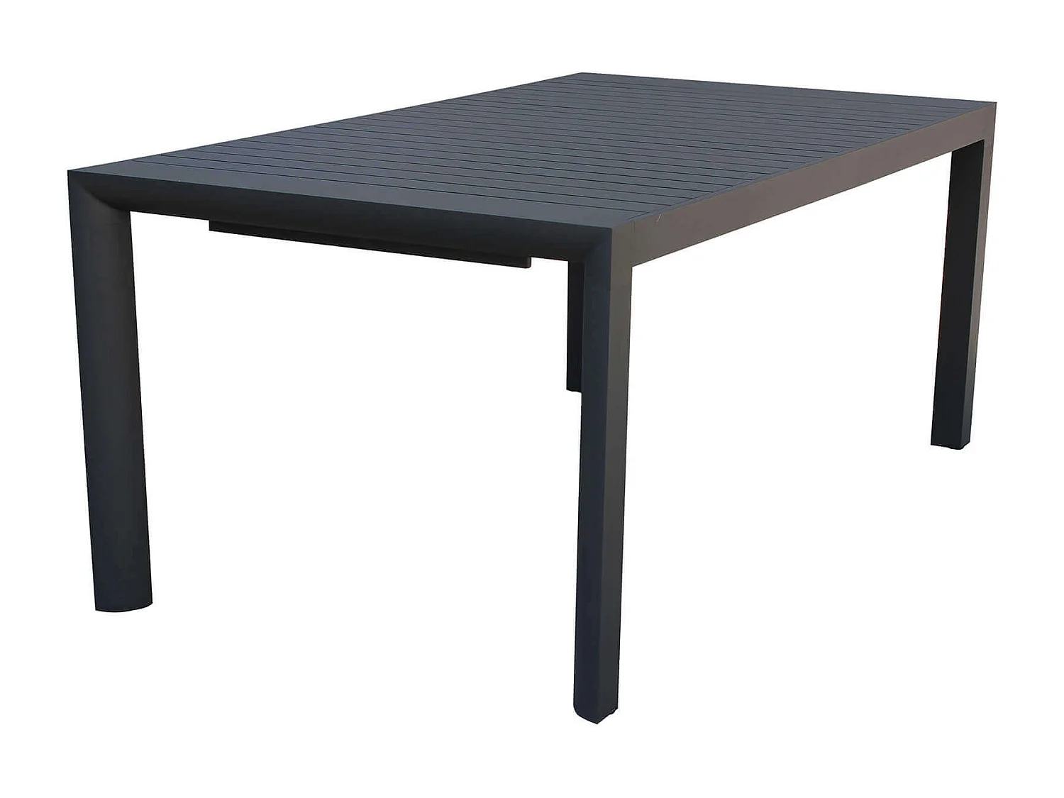 MilaniHome.it - Tavolo Da Giardino Allungabile In Alluminio antiruggine 135/180X70di coloreAntracite